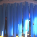 “Slurry”, 2001, 24’ x 11’ x 12’; nylon, blower webbing. 